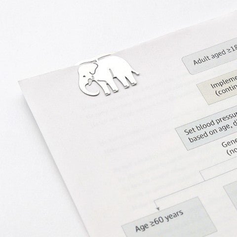 Midori Etching Clips- Zoo Animals- Box of 16 Paper Clips