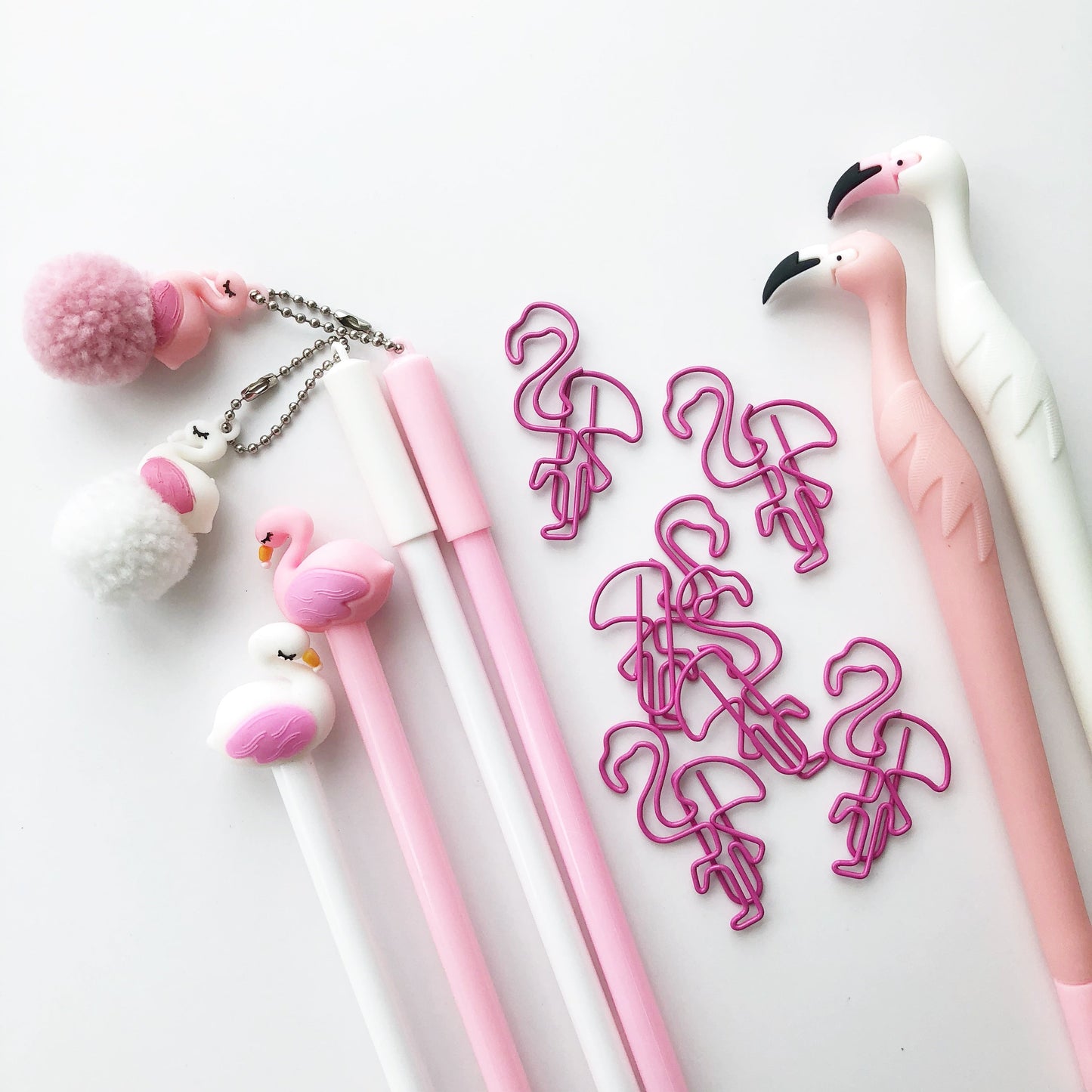 Flamingo Paper Clips