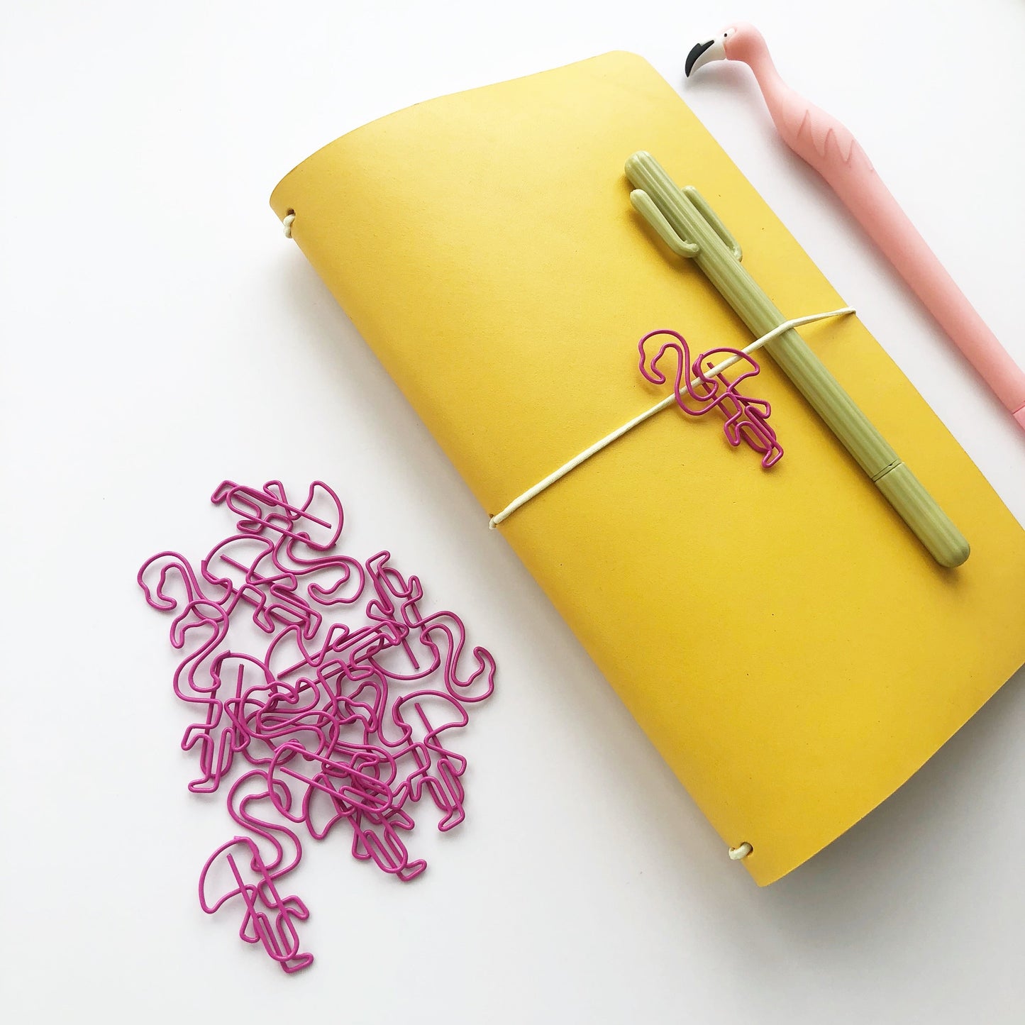 Flamingo Paper Clips