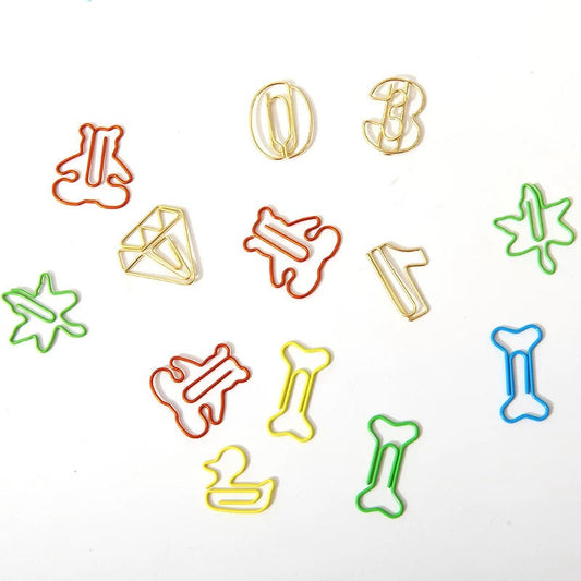 Yellow Duck Paper Clips (12/Pkg)