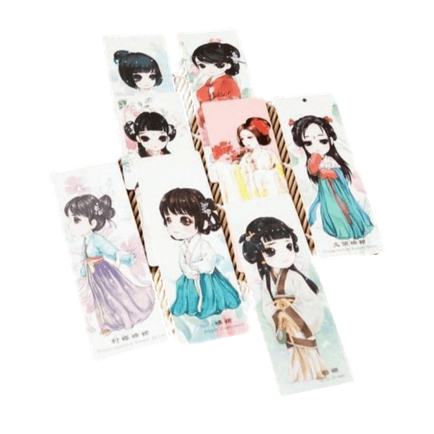 Chinese Palace Style Q version Girl Retro Classic Hanfu Bookmark Bookmarks Decoration NP-HEZQA-904