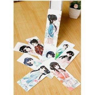 Chinese Palace Style Q version Girl Retro Classic Hanfu Bookmark Bookmarks Decoration NP-HEZQA-904