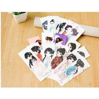 Chinese Palace Style Q version Girl Retro Classic Hanfu Bookmark Bookmarks Decoration NP-HEZQA-904