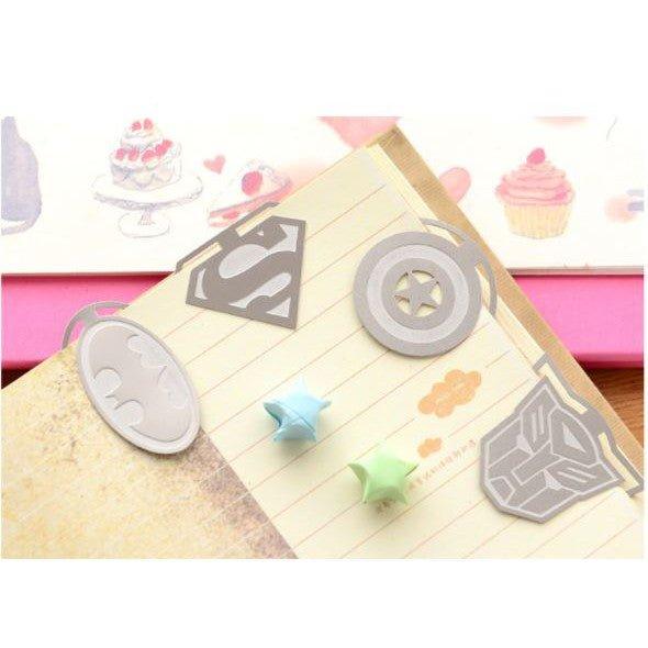 Classic Popular Hero Series Logo Metal Texture Simple Texture Bookmark Hero Bookmark Bookmark NP-H7TAY-918