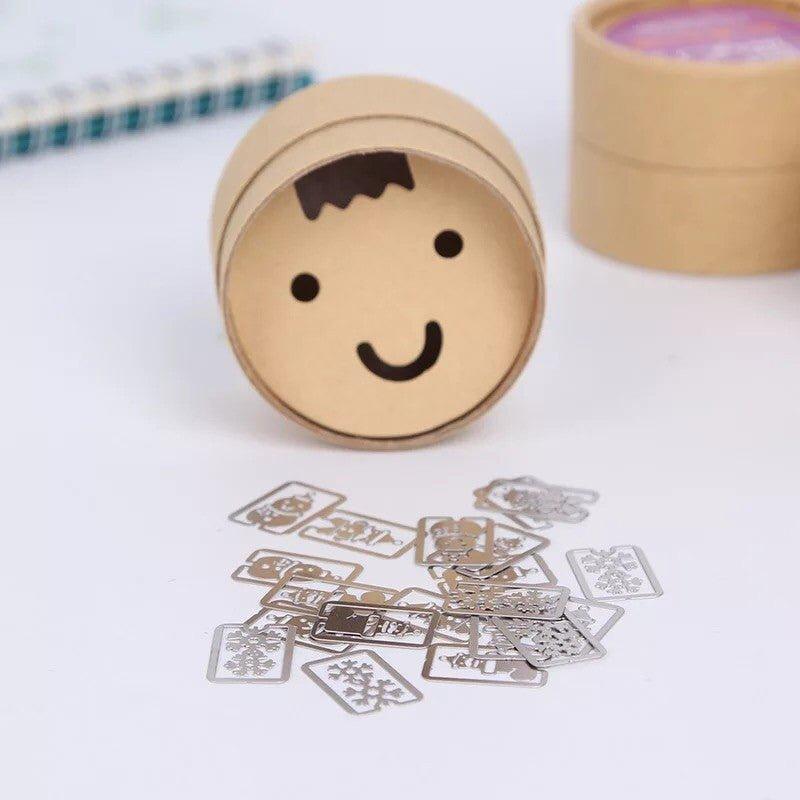 Cute Bookmarks Mini Boxes Metal Bookmarks Engraved Bookmarks Modeling Bookmarks Bookmarks Book Clips 20 Pieces NP-H7TGM-901-N