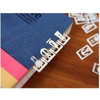 Cute Bookmarks Mini Boxes Metal Bookmarks Engraved Bookmarks Modeling Bookmarks Bookmarks Book Clips 20 Pieces NP-H7TGM-901-N
