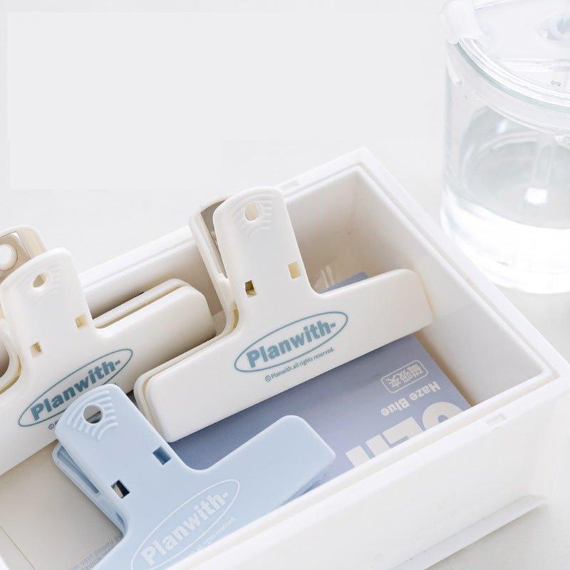 Handbook Bill Clip Cream Magnetic Plastic Clip Error Series Haze Series NP-090024