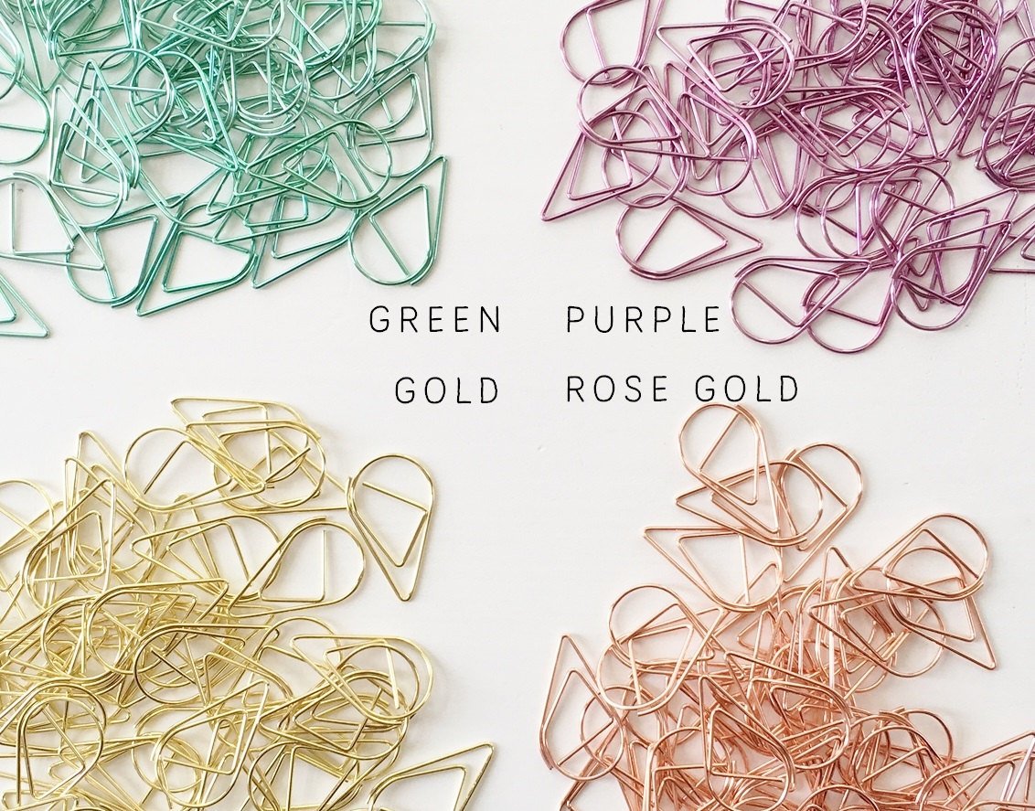 Teardrop Paper Clips