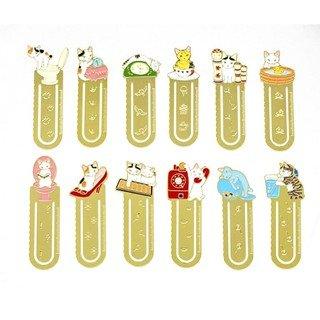 japan cat family everyday cat metal cutout bookmark NP-HEZQI-502
