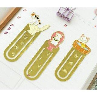 japan cat family everyday cat metal cutout bookmark NP-HEZQI-502