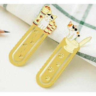japan cat family everyday cat metal cutout bookmark NP-HEZQI-502