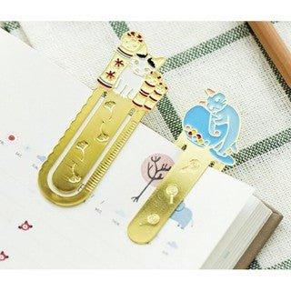 japan cat family everyday cat metal cutout bookmark NP-HEZQI-502