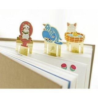japan cat family everyday cat metal cutout bookmark NP-HEZQI-502