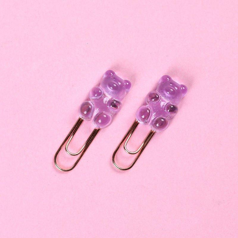 Korean Gummy bear cartoon shape paper clip NP-070028 - CHL-STORE