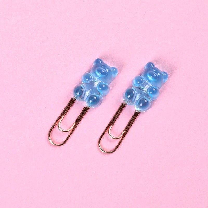 Korean Gummy bear cartoon shape paper clip NP-070028 - CHL-STORE
