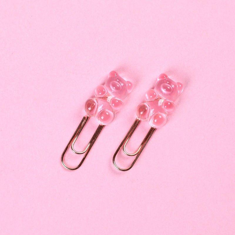 Korean Gummy bear cartoon shape paper clip NP-070028 - CHL-STORE