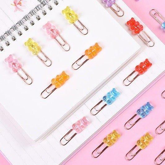Korean Gummy bear cartoon shape paper clip NP-070028