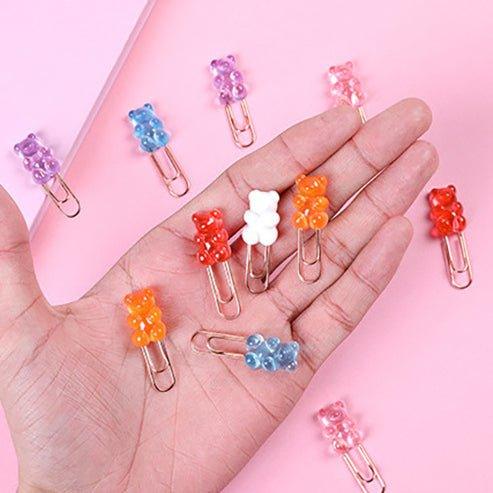 Korean Gummy bear cartoon shape paper clip NP-070028
