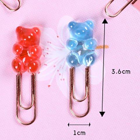 Korean Gummy bear cartoon shape paper clip NP-070028