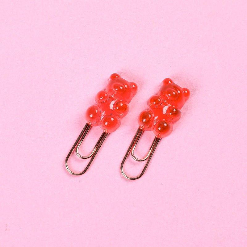 Korean Gummy bear cartoon shape paper clip NP-070028 - CHL-STORE