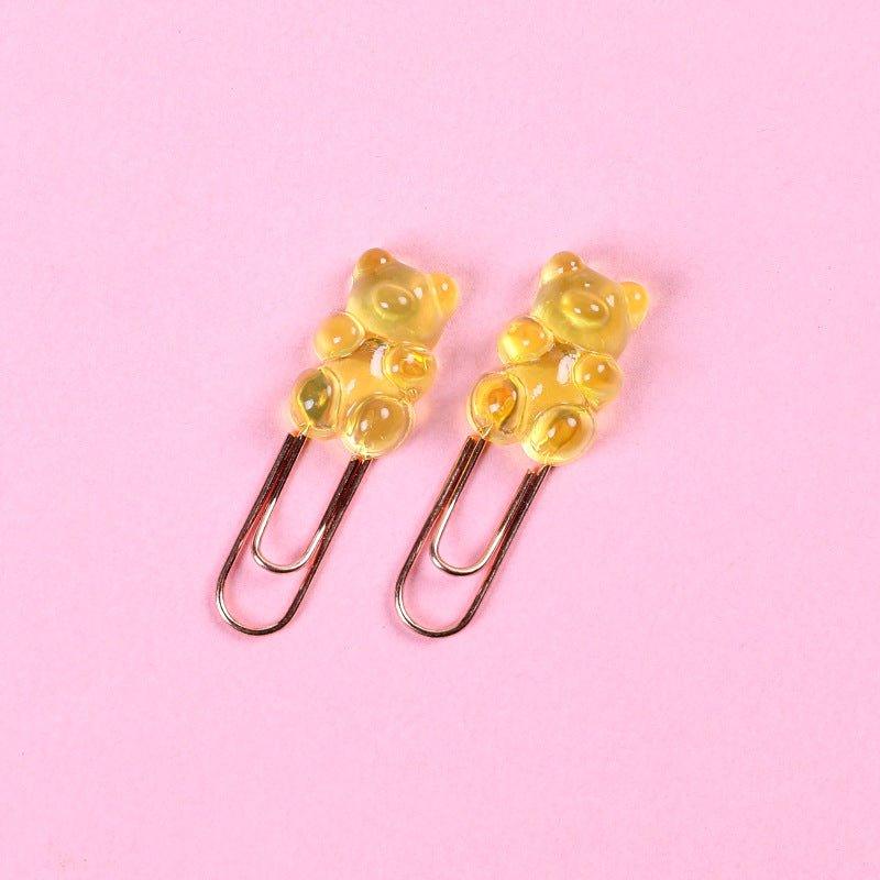 Korean Gummy bear cartoon shape paper clip NP-070028 - CHL-STORE