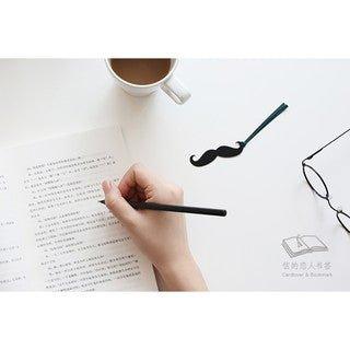Letter Lovers Spoof Gentlemen Glasses Beard Bow Ties Silhouette Series Funny Bookmarks Bookmarks NP-H7TAY-924