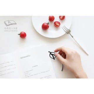 Letter Lovers Spoof Gentlemen Glasses Beard Bow Ties Silhouette Series Funny Bookmarks Bookmarks NP-H7TAY-924