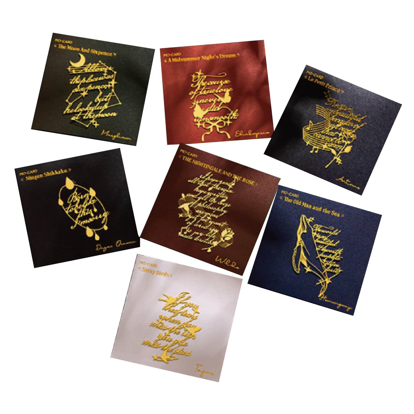 Momo Brass Hollow Bookmark Dawenhao Series Comes with a Photo Card NP-090019