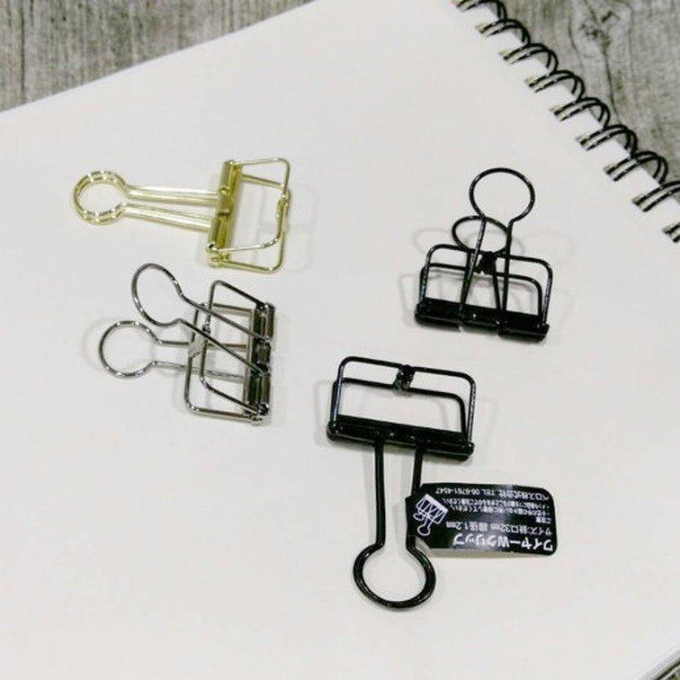 Office Stationery Long Clip VELOS WDC-1 Gold Black Silver