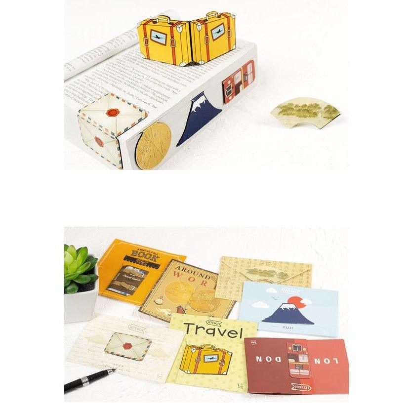 Original Literature And Art Country Season Representative Travel Around The World Magnetic Bookmark NP-H7TAY-0293