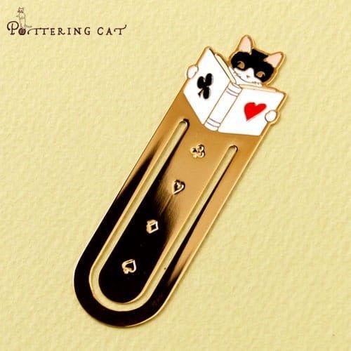Pottering cat Cat Bookmark Brass Cat Bookmark Cat Metal Bookmark Cat Shape Bookmark Cat Bookmark Holder Cat Family NP-HEZQI-905