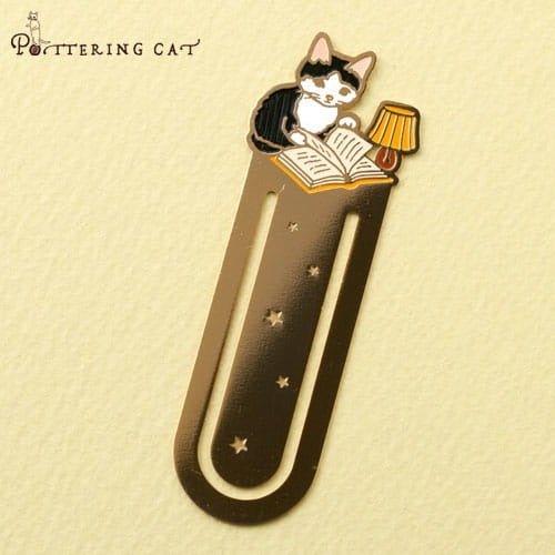 Pottering cat Cat Bookmark Brass Cat Bookmark Cat Metal Bookmark Cat Shape Bookmark Cat Bookmark Holder Cat Family NP-HEZQI-905