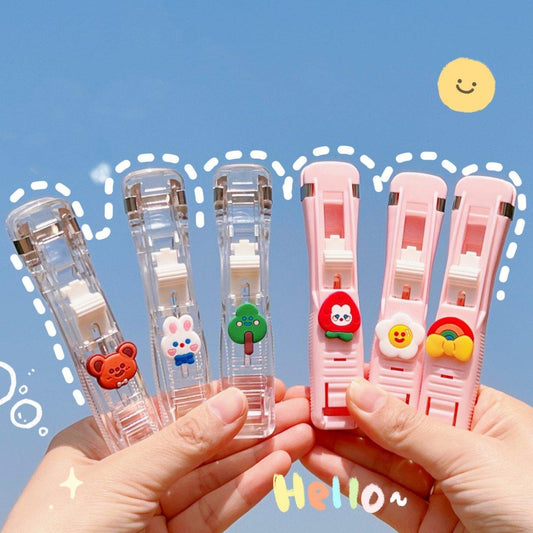 Simple and transparent multi-purpose punch-free binding pusher supplementary clip (50 pieces) NP-070046