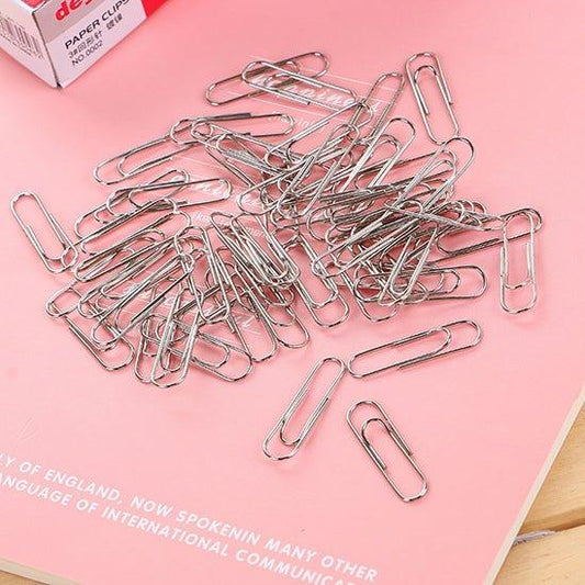 Taiwan-made NO.26001 OA tube stationery series round paper clips 28mm paper clips office supplies office stationery 600 pcs