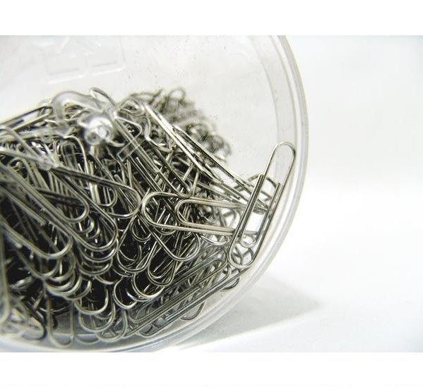 Taiwan-made NO.26001 OA tube stationery series round paper clips 28mm paper clips office supplies office stationery 600 pcs