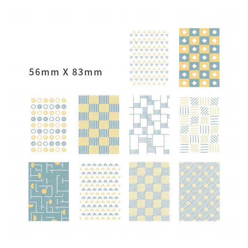Yanji light retro material paper sweet supply series 50 sheets - CHL-STORE
